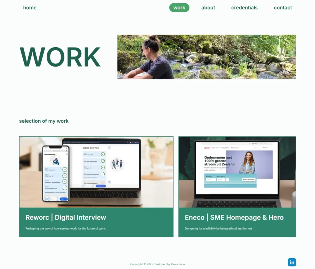 An artistic portfolio gallery designed with technical seo services in mind, featuring fast-loading image grids and clean web design services.