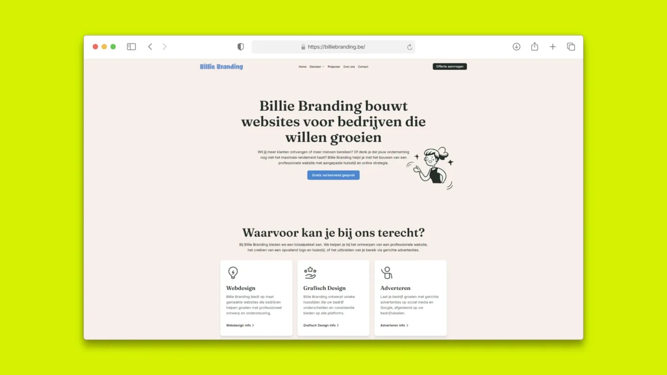 Billie branding featured